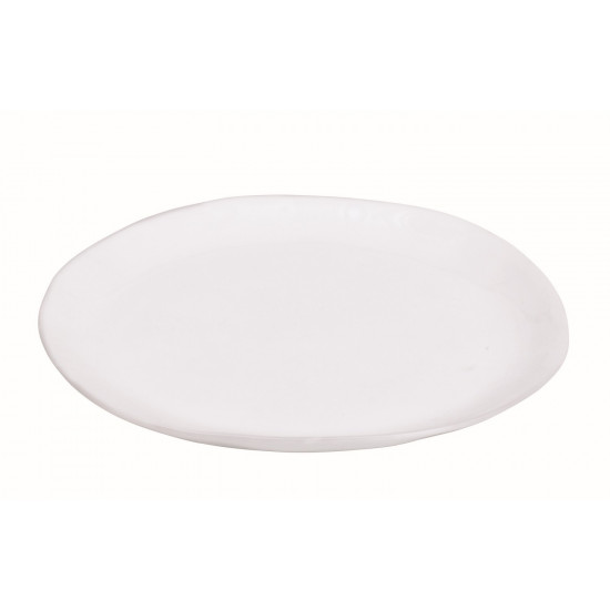 PORCELINO WHITE - dessertbord - ovaal - porselein - L 23 x W 19 cm