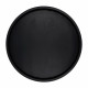 LAUREL - tafelblad / dienblad - mango hout - DIA 55 x H 4 cm - zwart