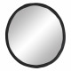 CHARLIE - spiegel - aluminium - L 60 x W 55 x H 2 cm - zwart