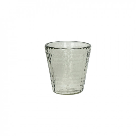 ANTIGUA - theelichthouder - glas - DIA 10 x H 10 cm - transparant