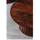 WOODY - tafelblad acacia - hout - DIA 70 x H 4 cm - walnoot