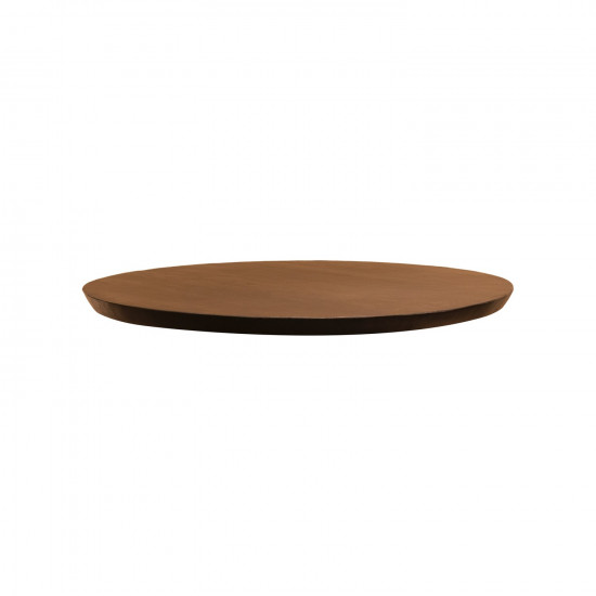 WOODY - tafelblad - hout - DIA 90 x H 4 cm - walnoot