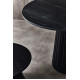 MARY - tafelblad - marmer - DIA 112 x H 2 (3,2) cm - zwart