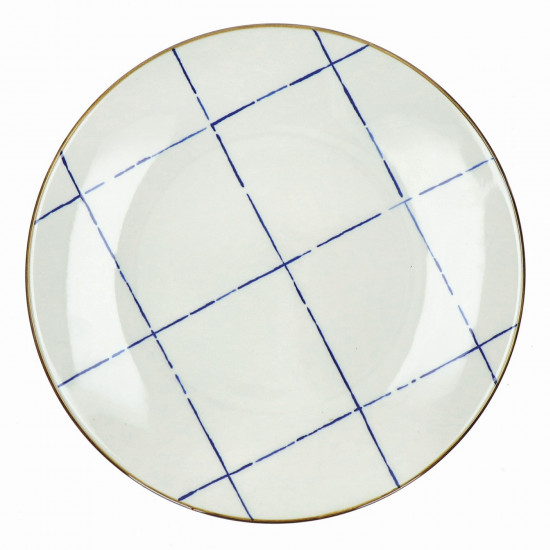 ANAFI - dinerbord - porselein - DIA 26,5 cm - blauw
