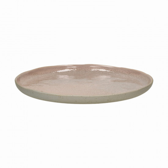 SPIRO - dessertbord - steengoed - DIA 21 cm - poederroos
