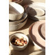 SPIRO - dessertbord - steengoed - DIA 21 cm - zeeschelp