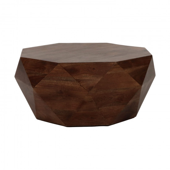 EDENBURG - salontafel - acacia hout - L 80 x W 80 x H 35 cm - bruin