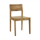 ALBERTON - stoel - acacia hout - L 46 x W 47 x H 86 cm - naturel