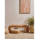 BRINDISI - zitbank - hout - L 115 x W 35 x H 42,5 cm - mix van kleuren
