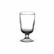 WILMA - waterglas - natronkalkglas - DIA 7,7 x H 12,5 cm - transparant