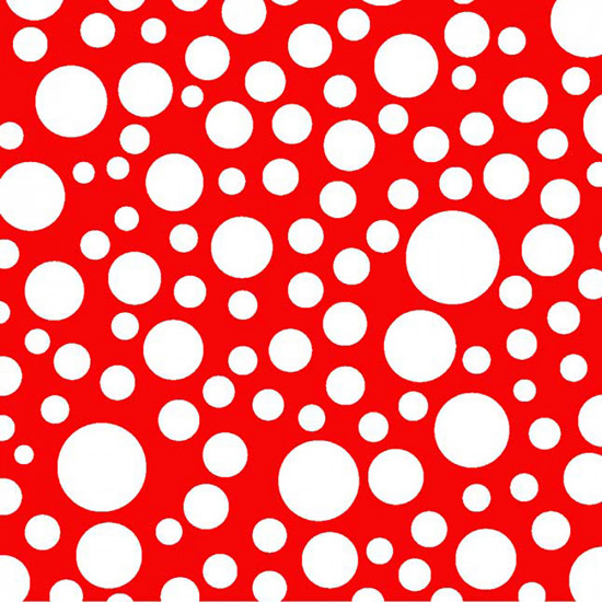 Dots red Napkin 33x33