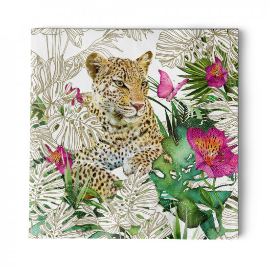 Leopard Napkin 33x33