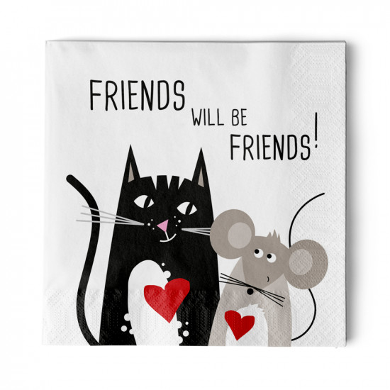 Friends will be Napkin 33x33