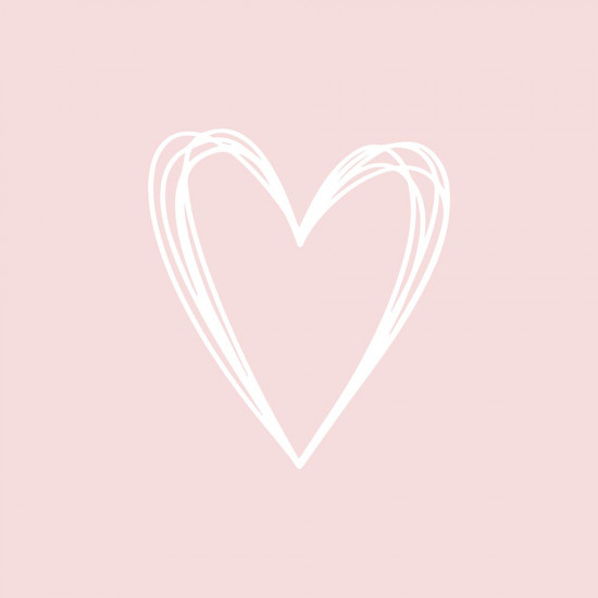 Pure Heart rosé Napkin 33x33