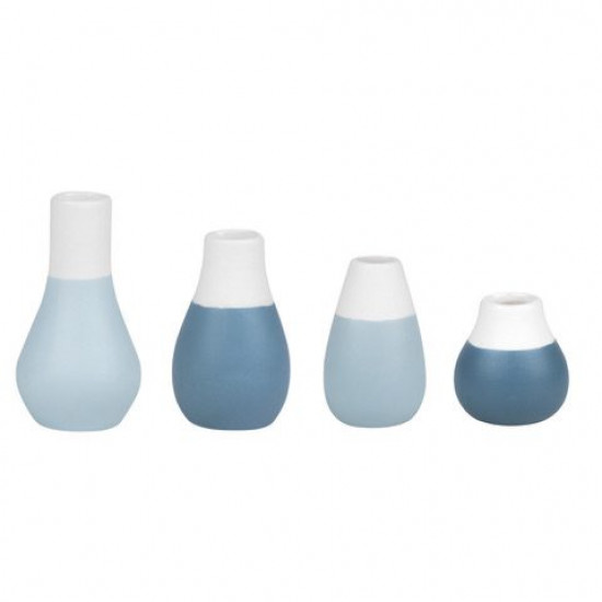 Mini Pastel Vases Set of 4pcs dia:4cm Height:4.5-8cm