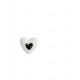 porcelain hearts black assorted