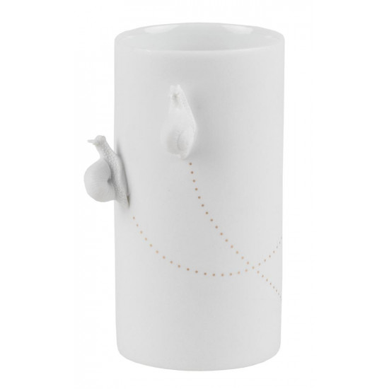 Porcelaintales vase slug Dia:5.5cm Height:10.5cm