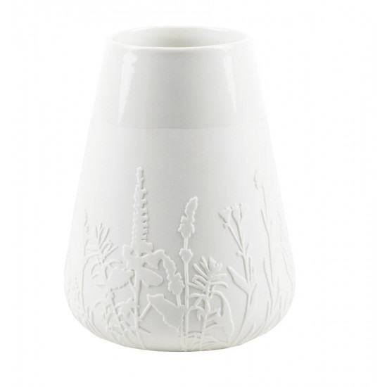 Porcelain vase floral meadow Dia:8.5-13cm Height:18cm