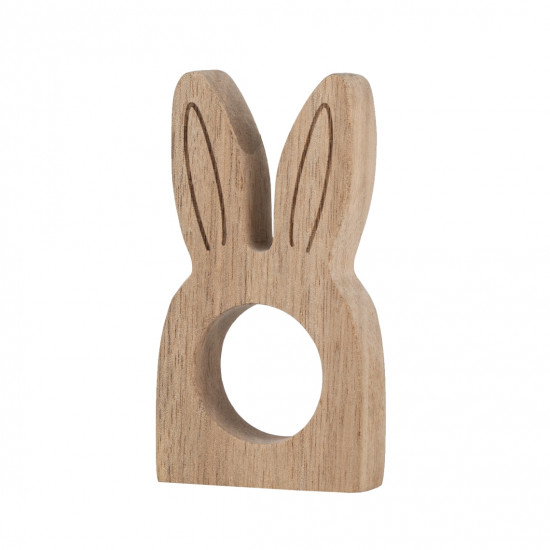 Wooden bunny. Set of 2.