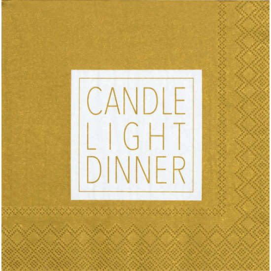 Napkin Candlelight dinner 33x33cm