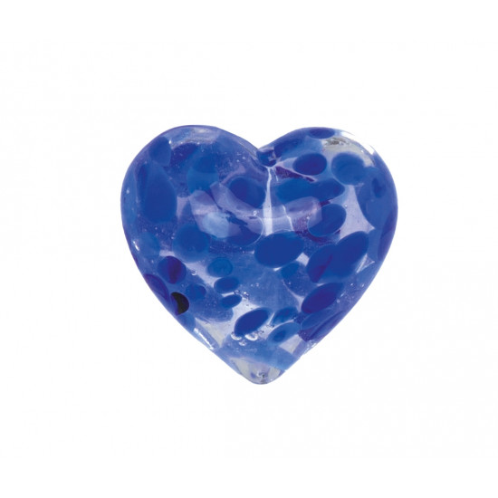Glass hearts Display 150pcs assorted 2,5x2,5cm