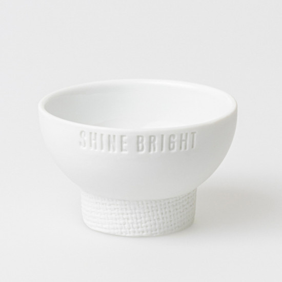 tea light holder shine bright D:9cm H:5,5cm