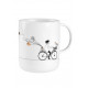 Gift cup biking D:8cm H:10cm