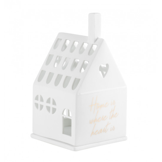 Light house home is where the heart is 8x7,2x13cm