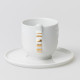 Coffee carrier and saucer Calda 7,8x10x8,3cm