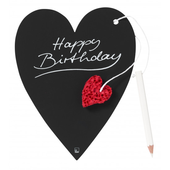 Hearttafel card Happy Birthday