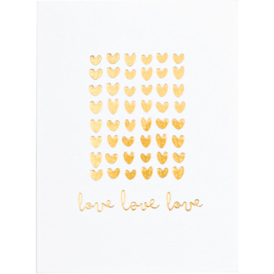 Mini card love love love
