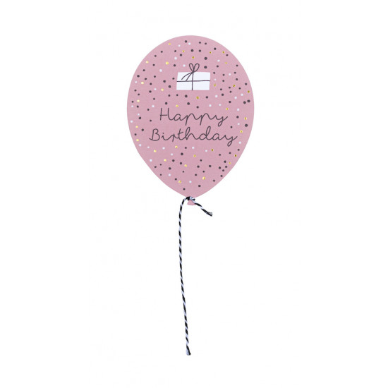 Wish balloon card happy birthday