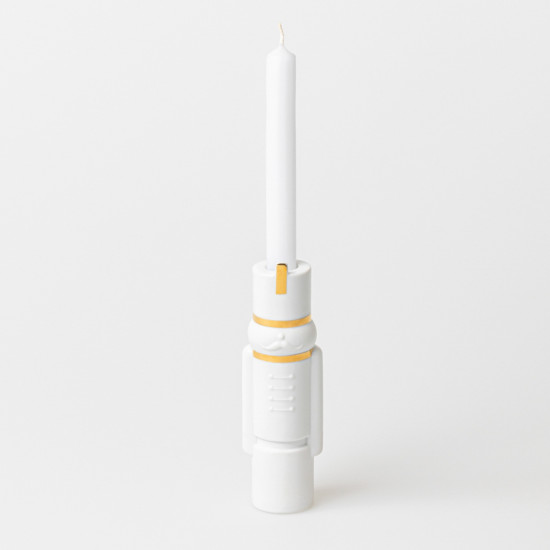 Nutcracker Candle Holder Magnus 5,5x4,4x18cm