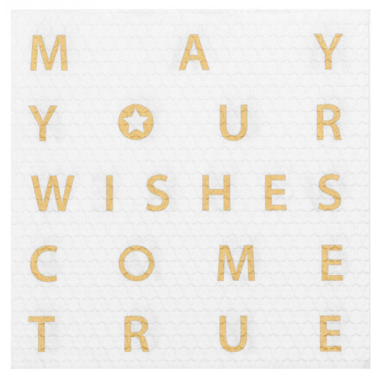 Napkin May your wishes 33x33cm