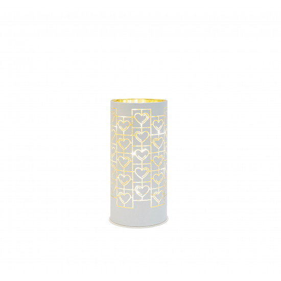 FRIDA GLASS TUBE 10 White