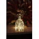 Sweet Christmas Engel H13+25cm, wit/helder